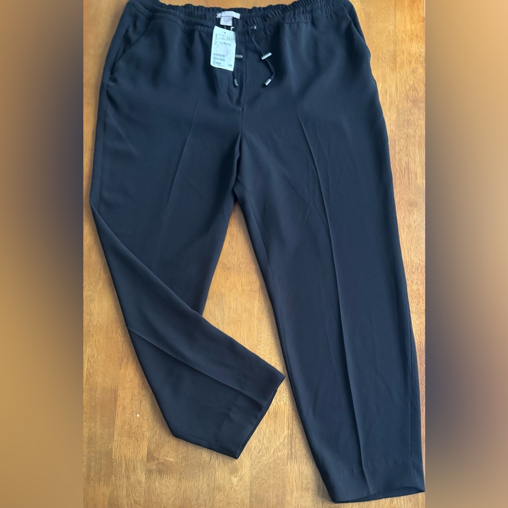 H&M Women's Elegant Black Dress Pants